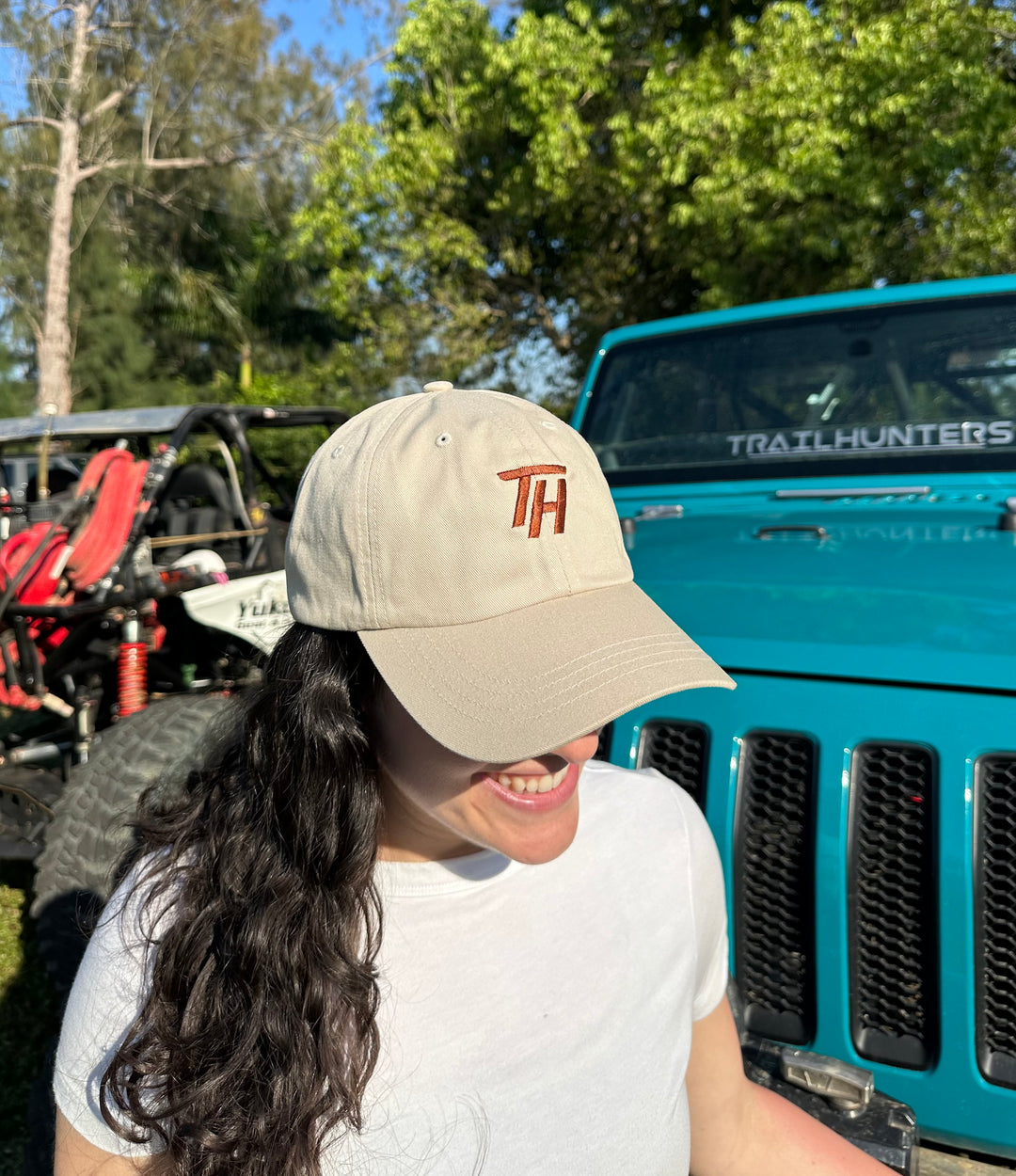 TH Dad Cap - Tan & Gold