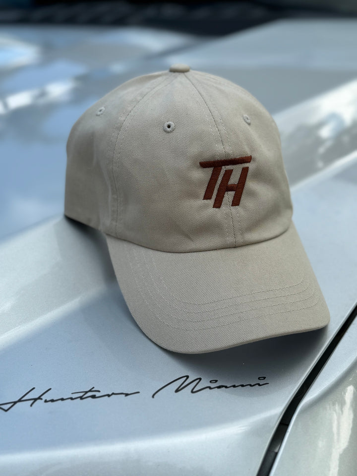 TH Dad Cap - Tan & Gold